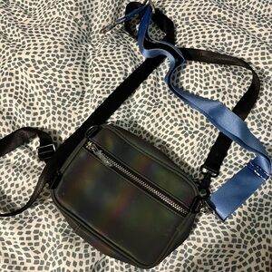 Iridescent Black Crossbody Sling RARE